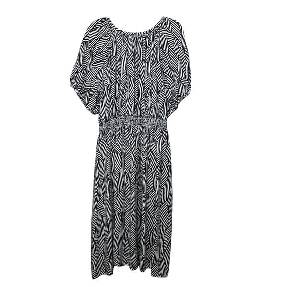 Terra & Sky Maxi Dress Women 4X Zebra Print Party Occasion Event Relaxed Comfort - Picture 9 of 15